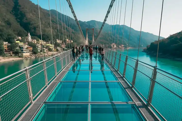 Bajrang Setu - Lakshman Jhula suspension bridge