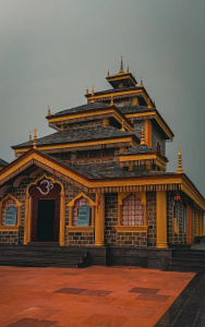 Beautiful view of Maa Surkanda devi Temple Uttarakhand