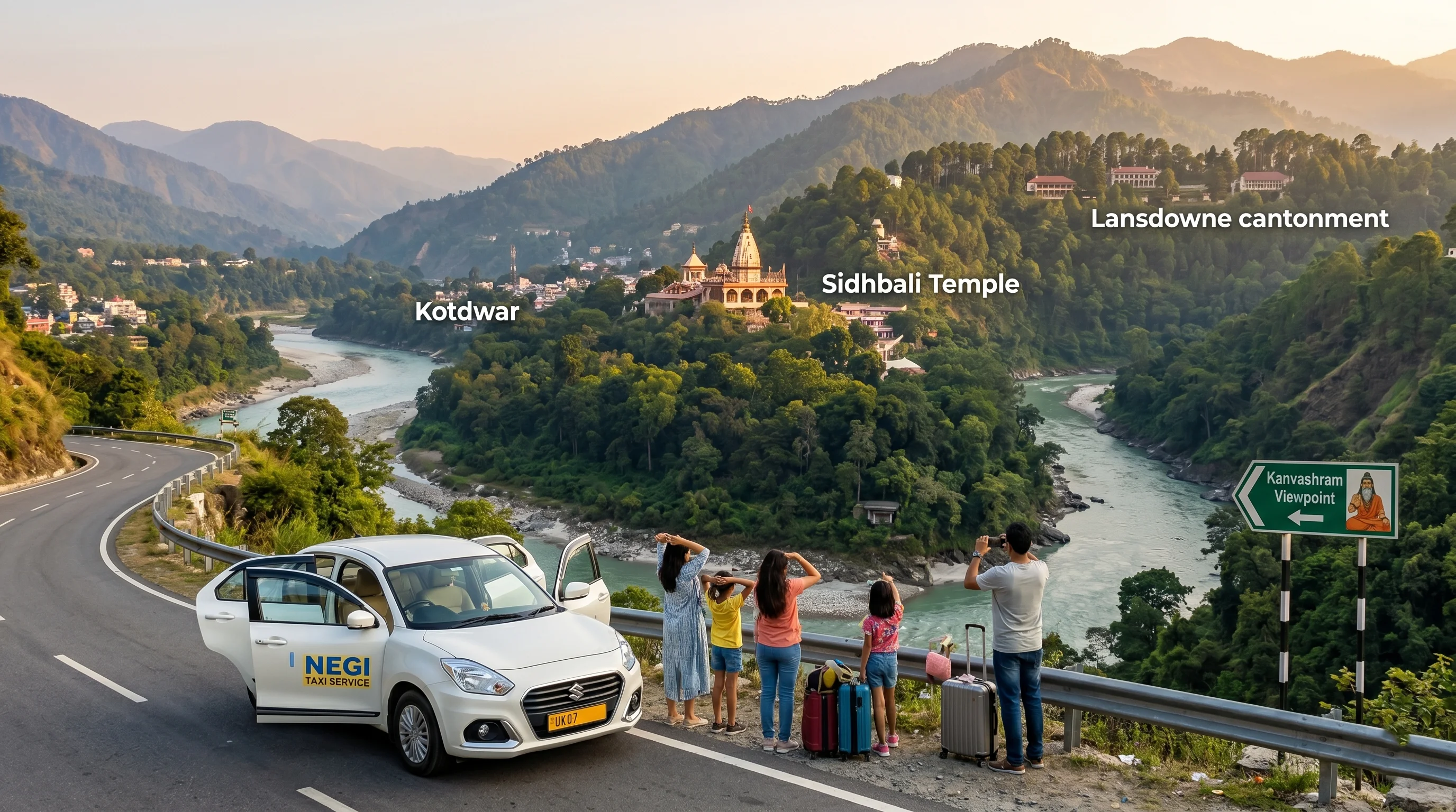 Dehradun to Kotdwar taxi service